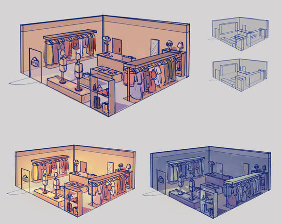 Boutique Concept Art
